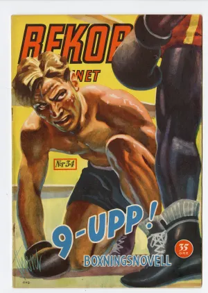 1950 August German REKORD MAGAZINE, Boxing, Sports, Arne Andersson