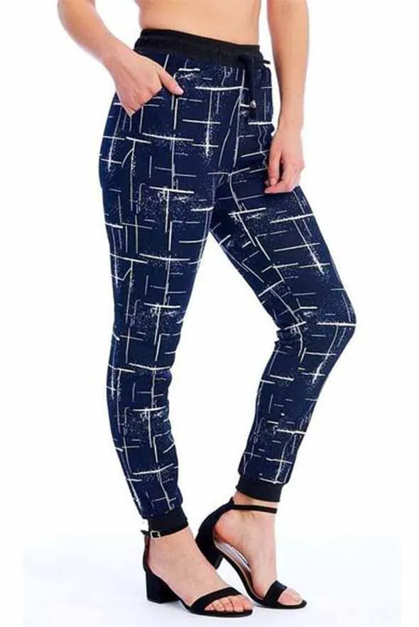 Abstract Print Jogger