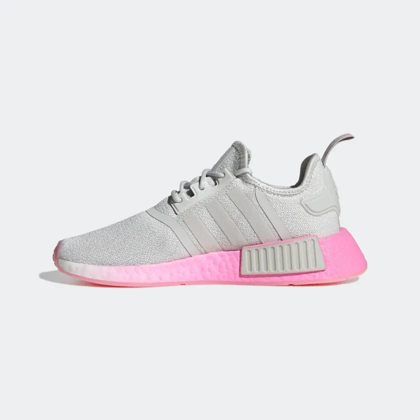 Adidas Women's NMD R1 Shoes - Grey One / Bliss Pink / Cloud White