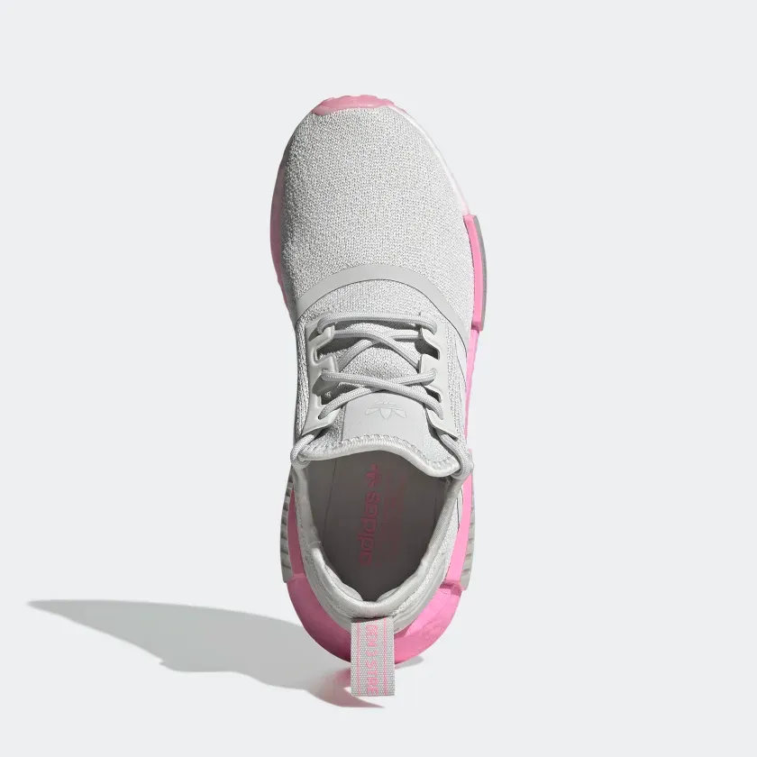 Adidas Women's NMD R1 Shoes - Grey One / Bliss Pink / Cloud White