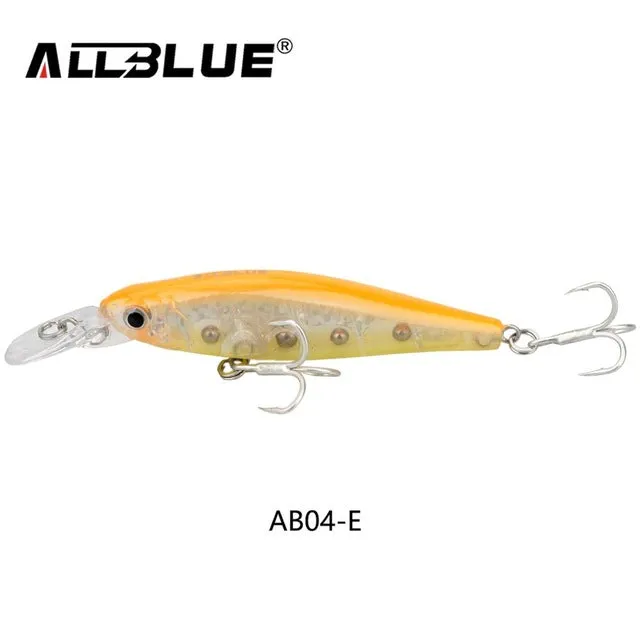 ALLBLUE Good Quality Fishing Lures Suspend Minnow 6.4g/65mm Shallow Diving Lifelike Wobblers With 8# Owner Hooks isca artificial