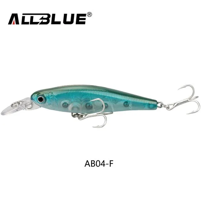 ALLBLUE Good Quality Fishing Lures Suspend Minnow 6.4g/65mm Shallow Diving Lifelike Wobblers With 8# Owner Hooks isca artificial