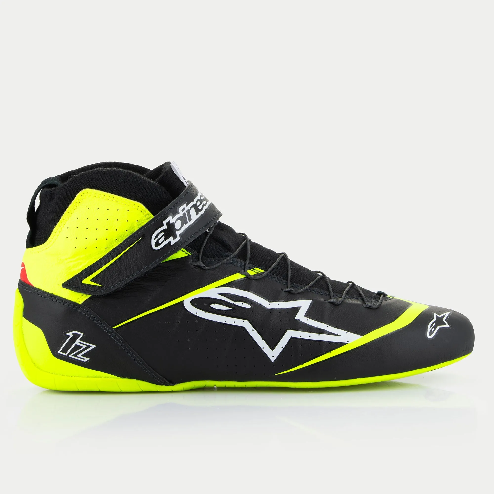 Alpinestars Tech-1 Z V3 Shoes - Black/Yellow Fluo