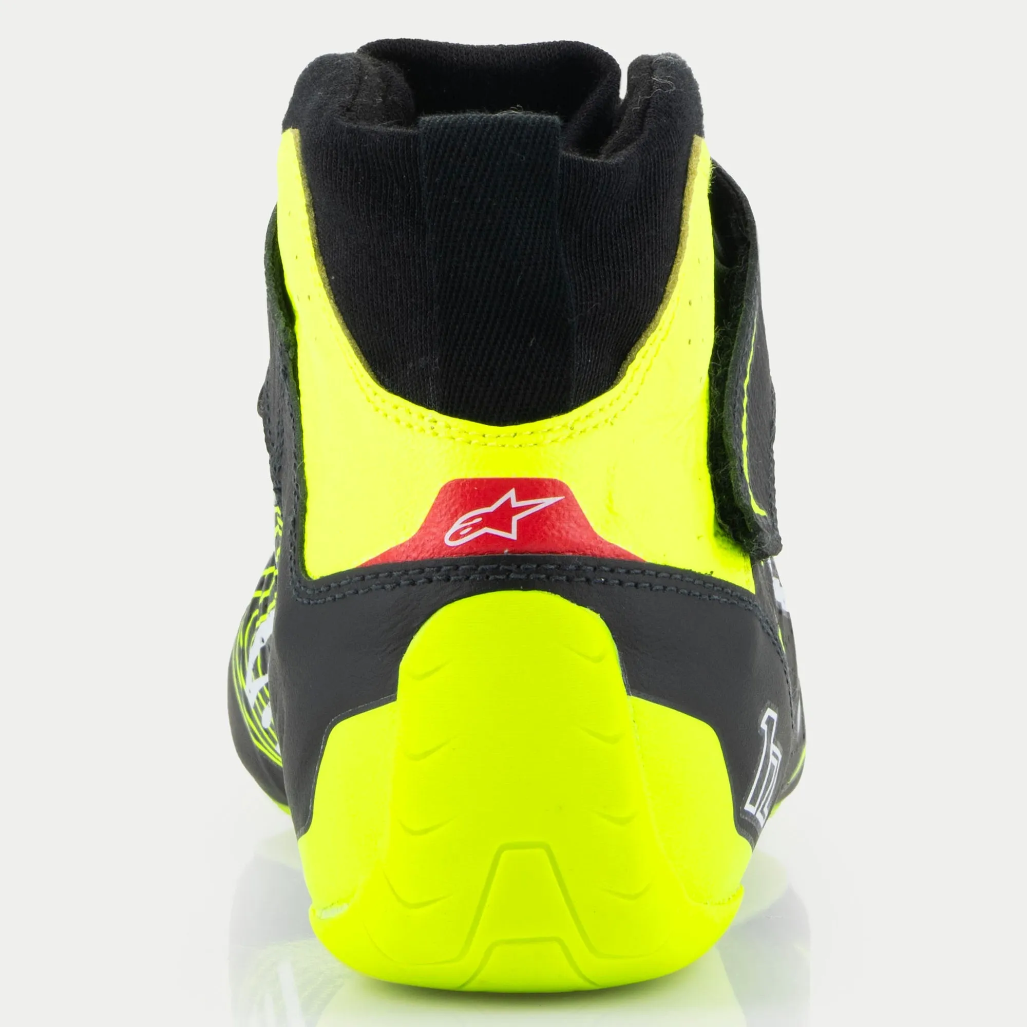 Alpinestars Tech-1 Z V3 Shoes - Black/Yellow Fluo