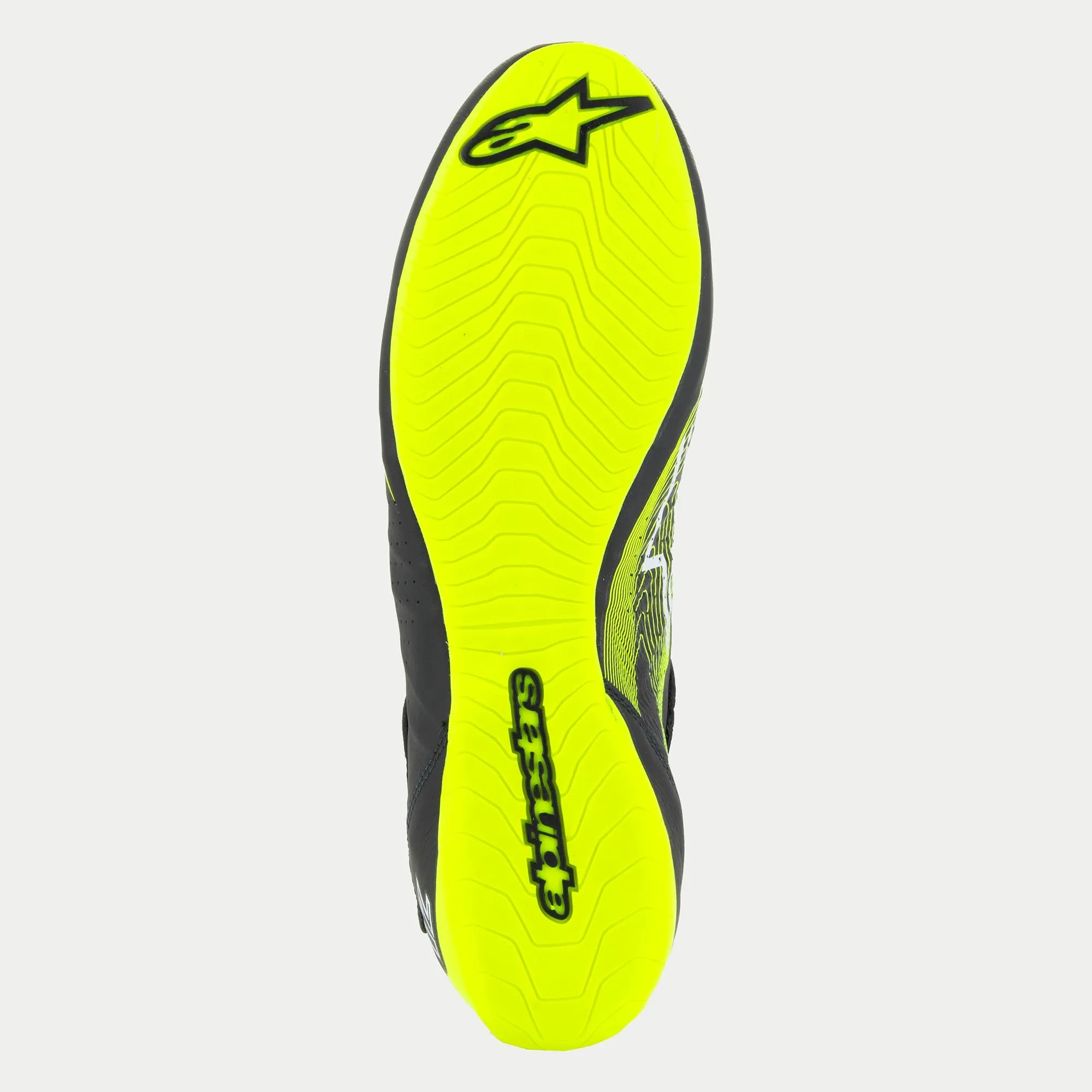 Alpinestars Tech-1 Z V3 Shoes - Black/Yellow Fluo