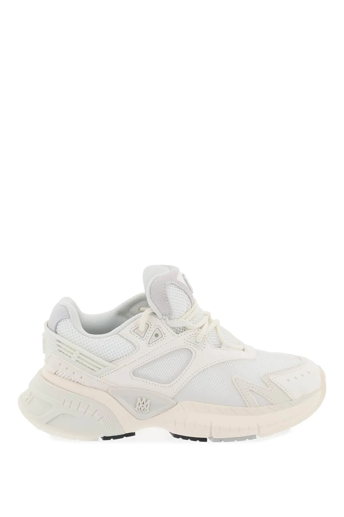 Amiri Mesh And Leather Ma Sneakers In 9