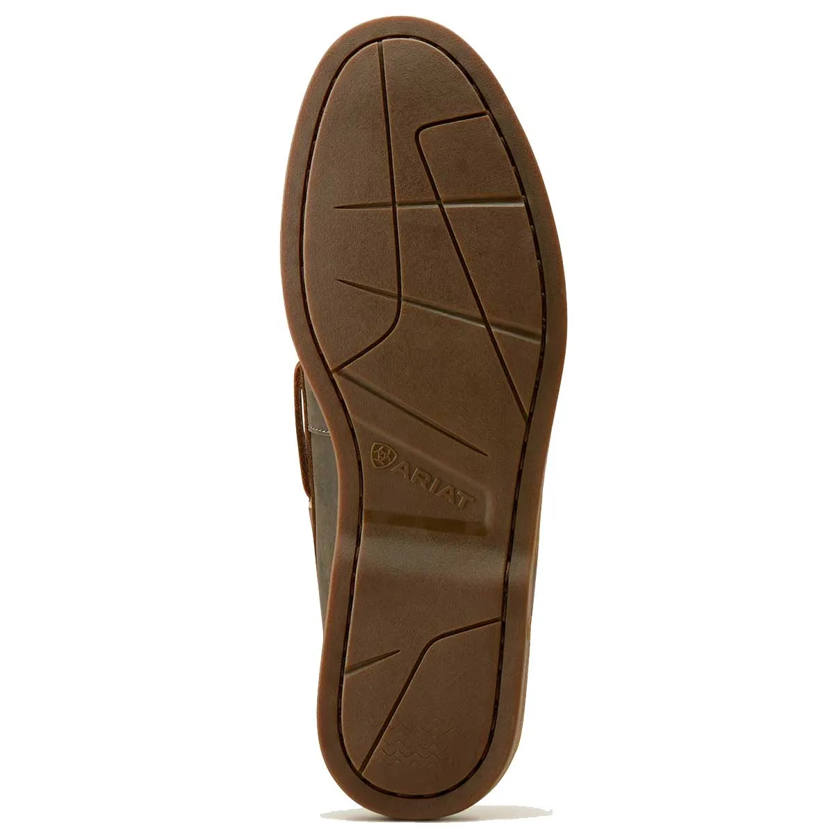 ARIAT Antigua Deck Shoes - Mens - Olive Night