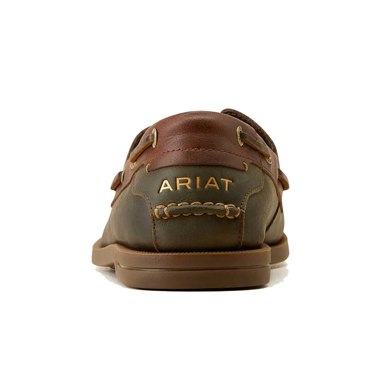 ARIAT Antigua Deck Shoes - Mens - Olive Night