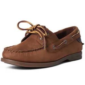 ARIAT Antigua Deck Shoes - Womens - Walnut