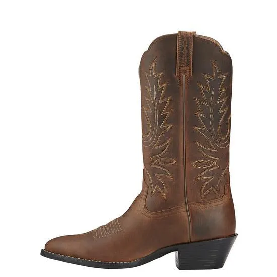 ARIAT WOMEN'S HERITAGE WESTERN R TOE BOOT-10001021