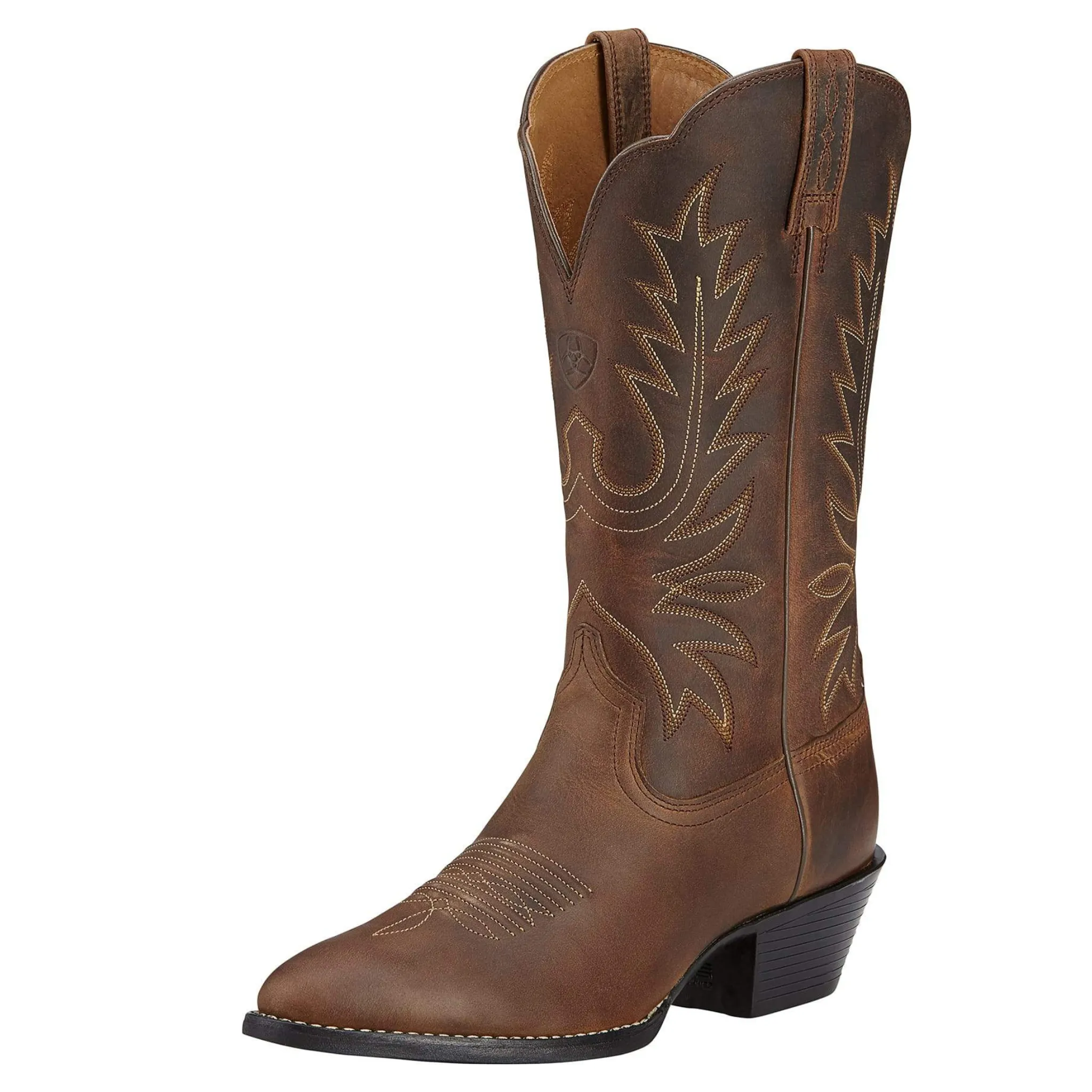 ARIAT WOMEN'S HERITAGE WESTERN R TOE BOOT-10001021