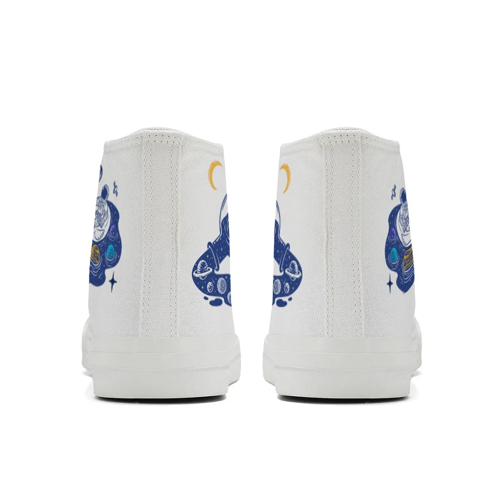 Astronaut High Top Canvas Shoes