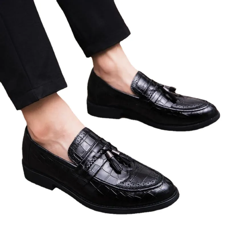 Autumn men's Korean Trend black casual shoes