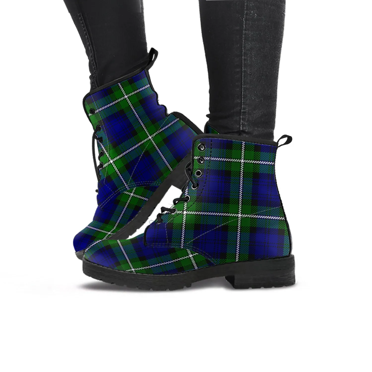 Bannerman Tartan Leather Boots