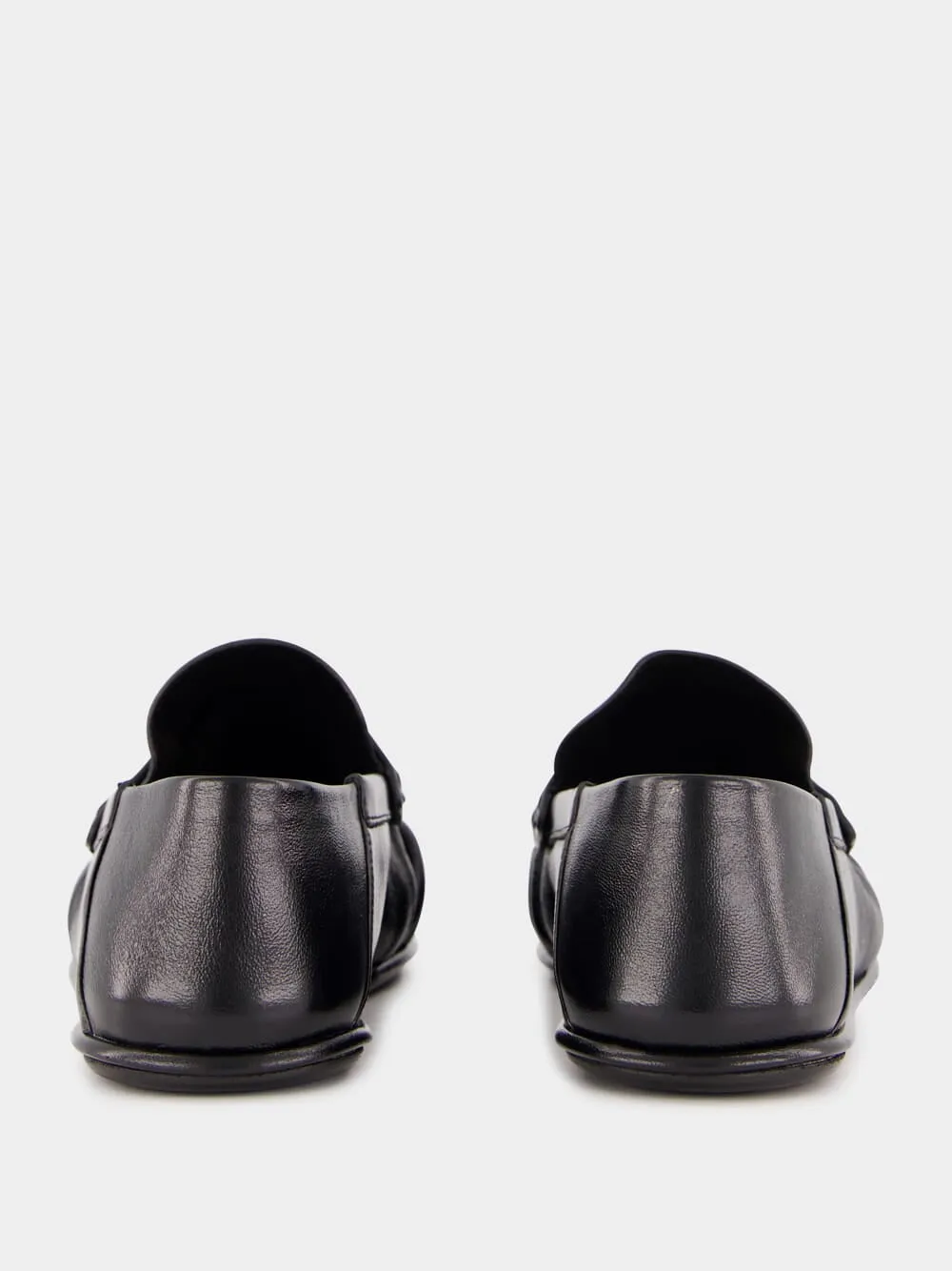 Black Le Loafer Penny Slippers