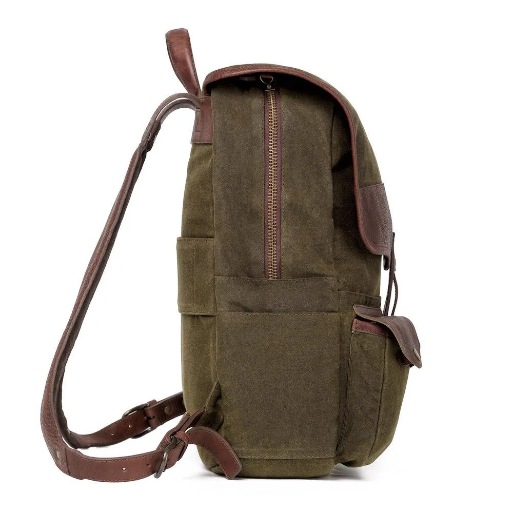 Campaign Waxed Canvas Backpack