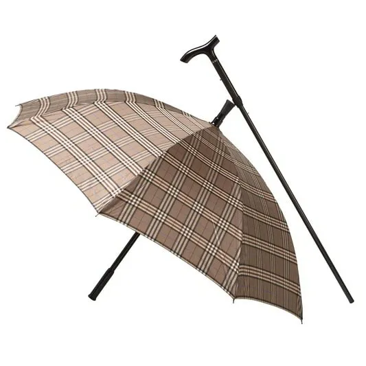 Carbon Fibre Walking Stick with Umbrella Cane