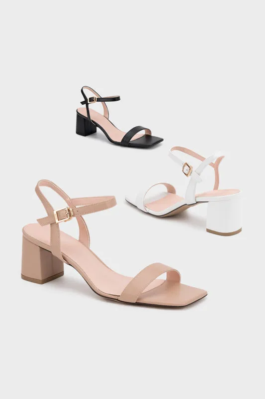 CASUAL CHUNKY HEEL SANDAL