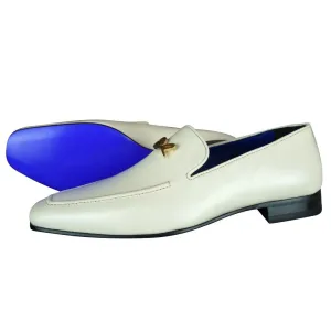 Classica Mascarpone With Yellow Gold Gold Hardware Leather Loafers