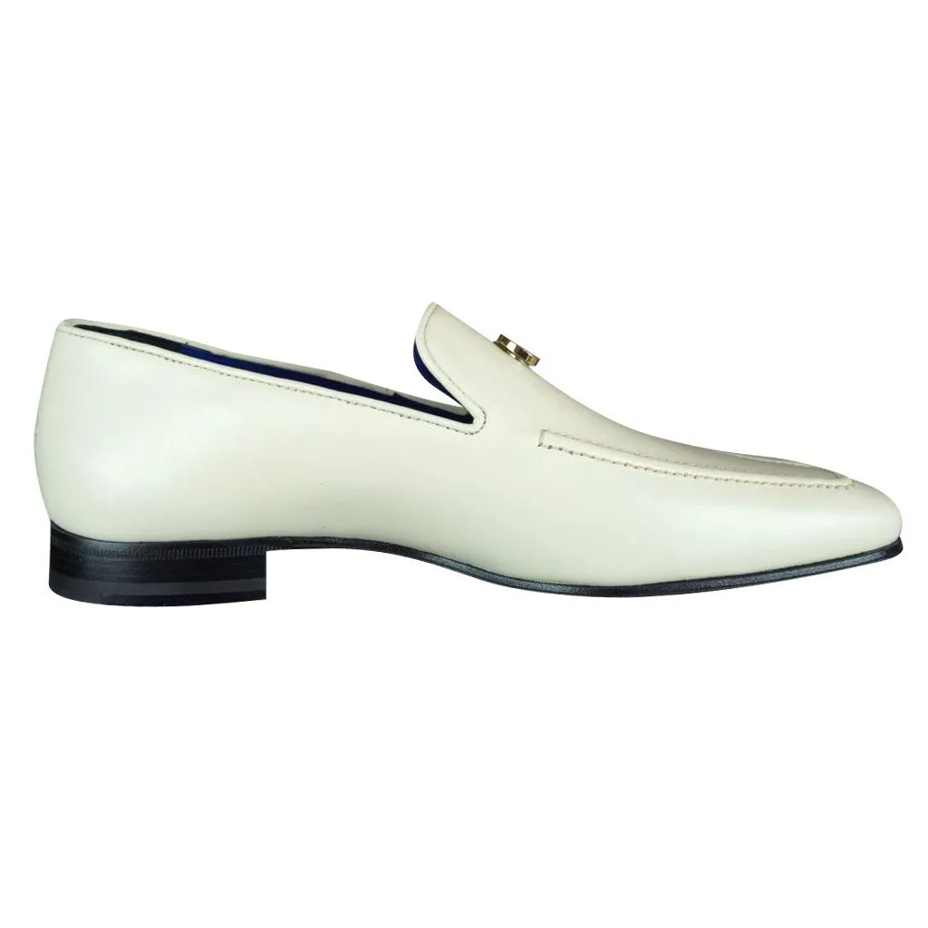 Classica Mascarpone With Yellow Gold Gold Hardware Leather Loafers