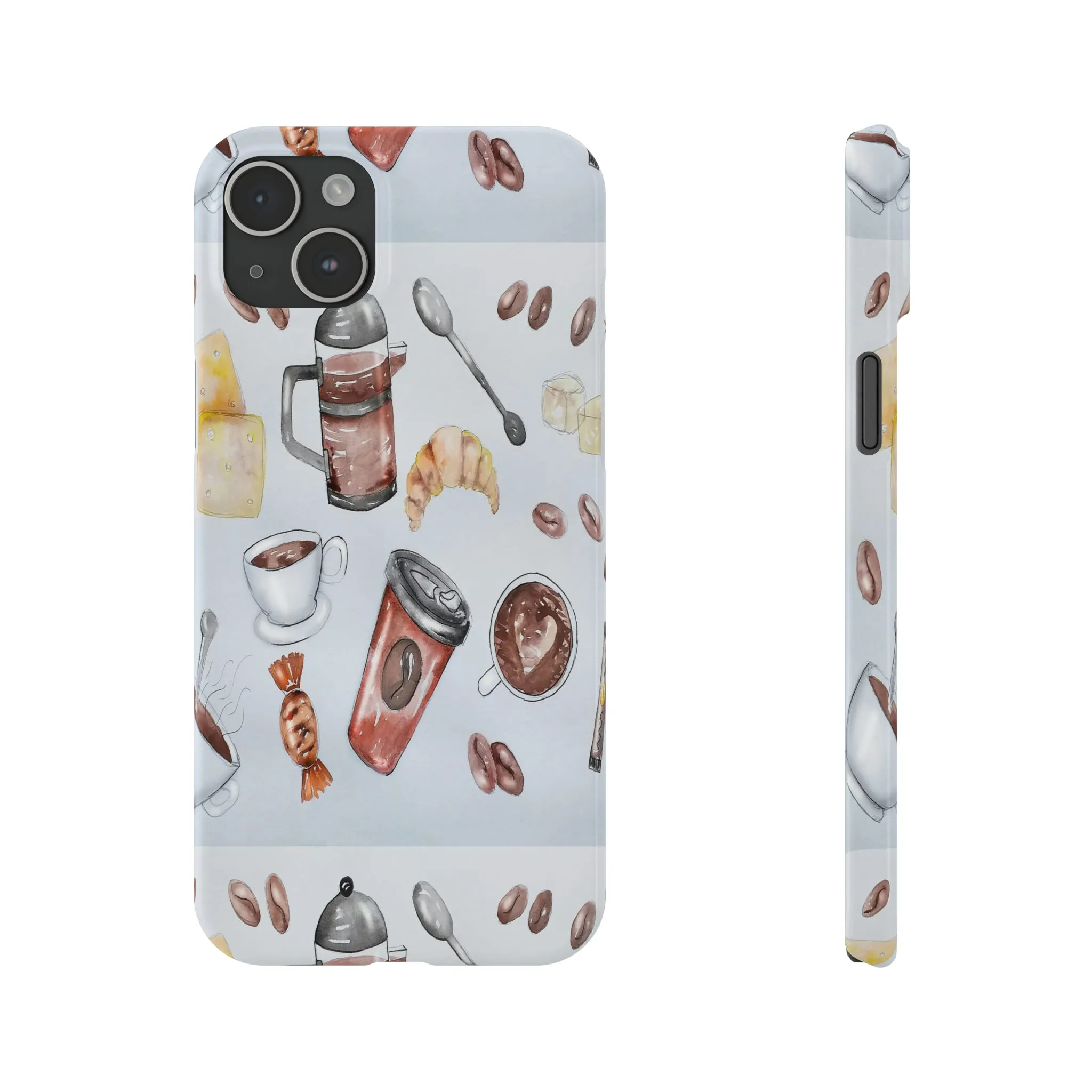 Coffee Lovers iPhone Slim Phone Cases