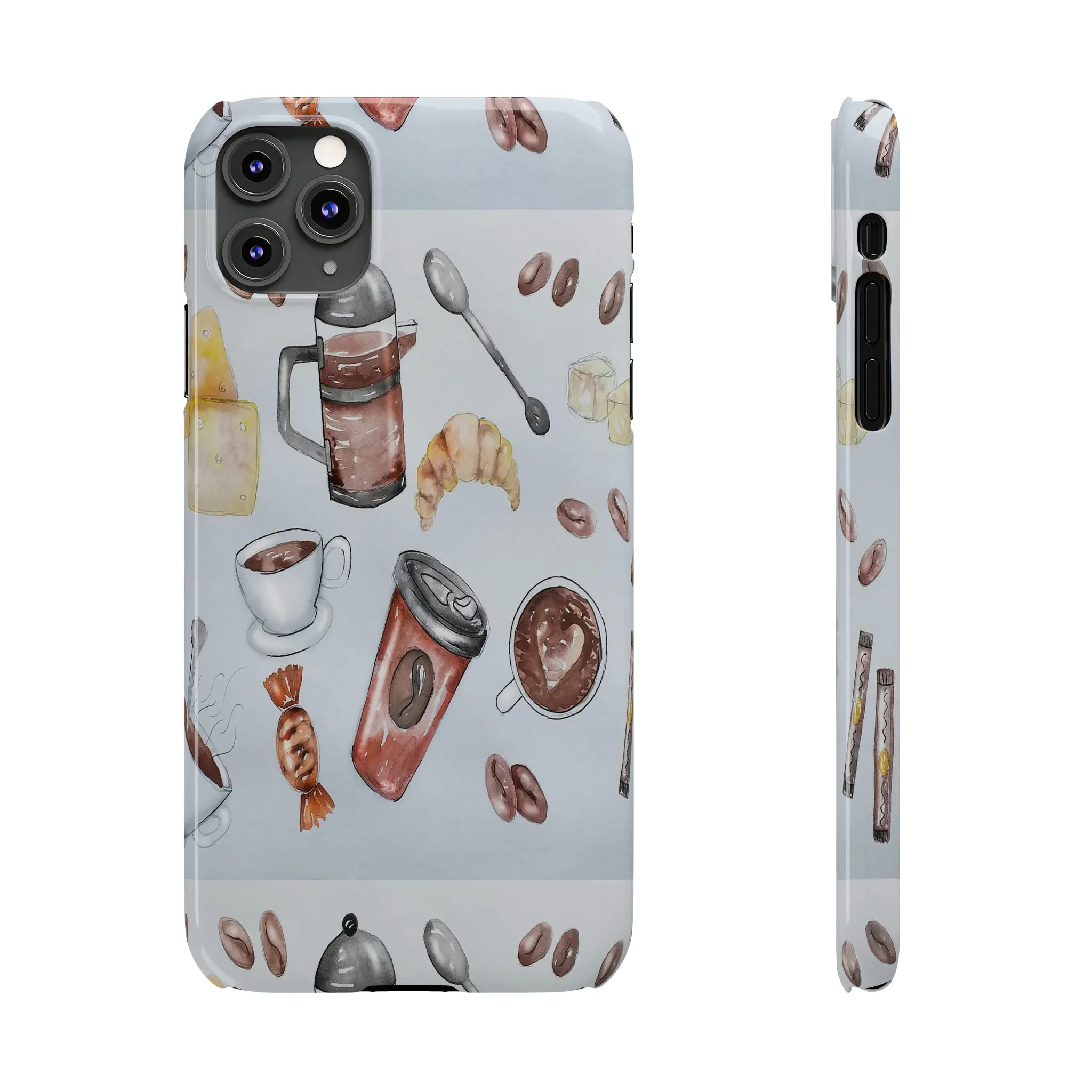 Coffee Lovers iPhone Slim Phone Cases