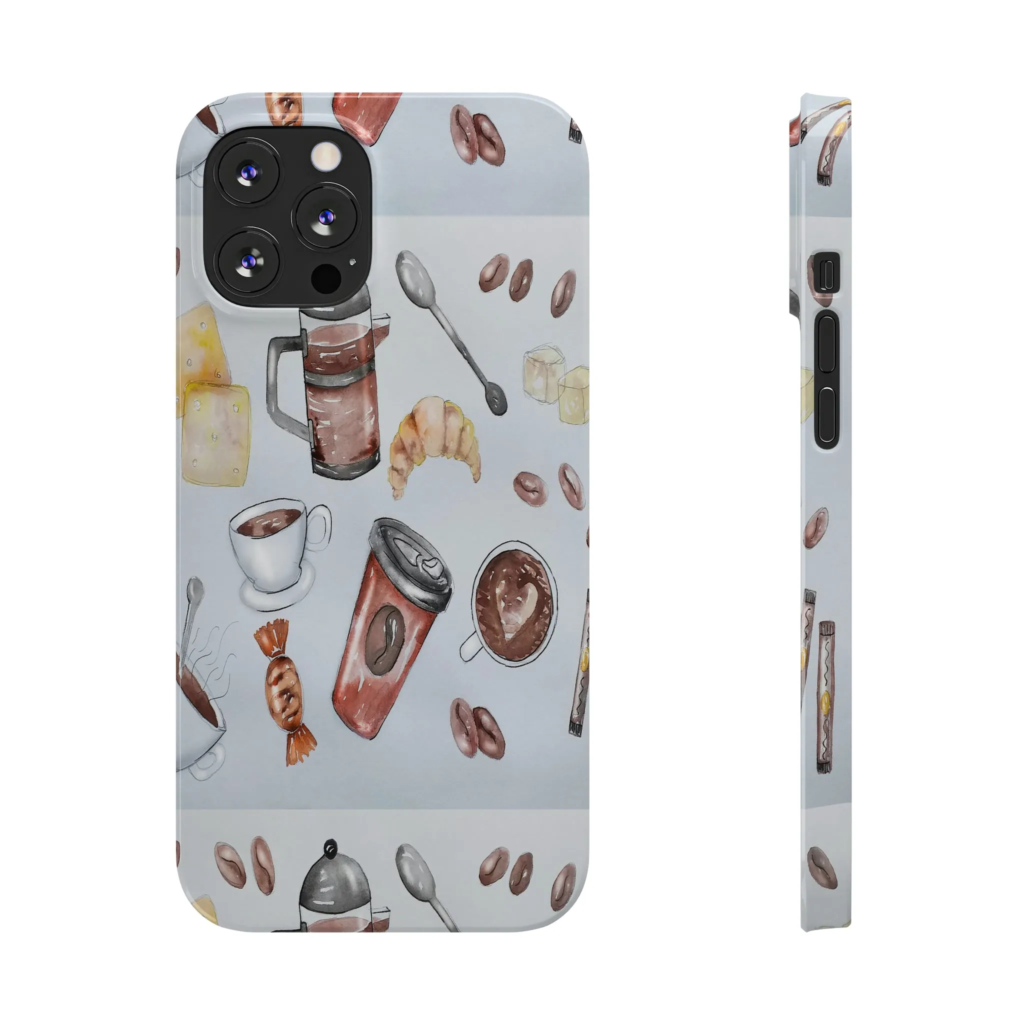 Coffee Lovers iPhone Slim Phone Cases