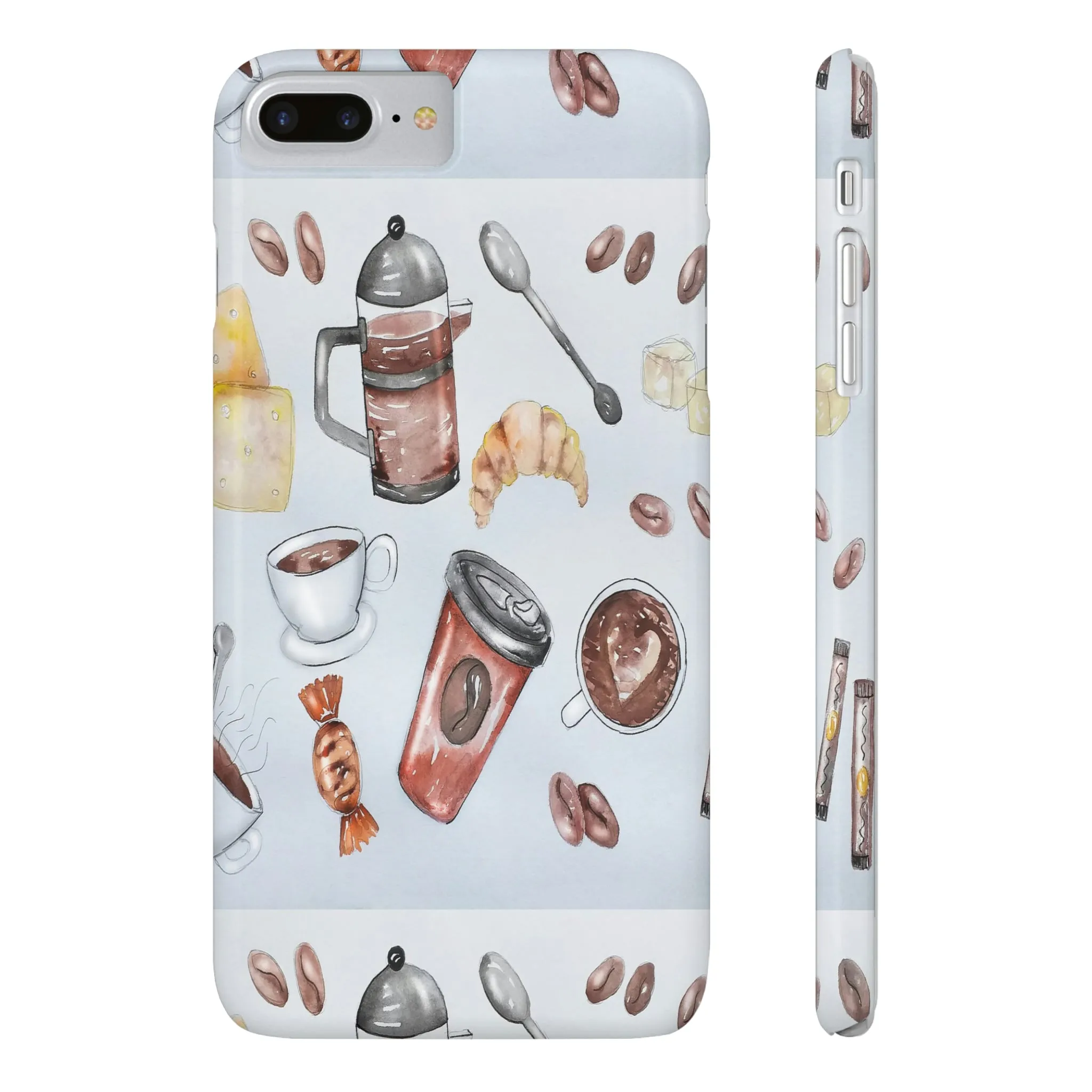 Coffee Lovers iPhone Slim Phone Cases