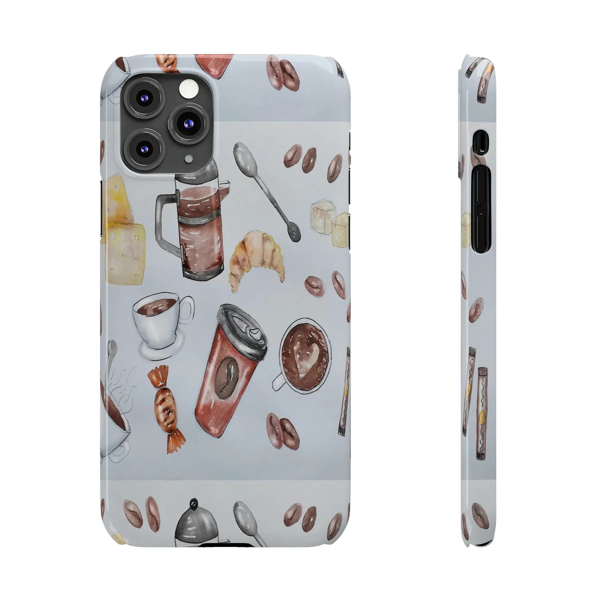 Coffee Lovers iPhone Slim Phone Cases