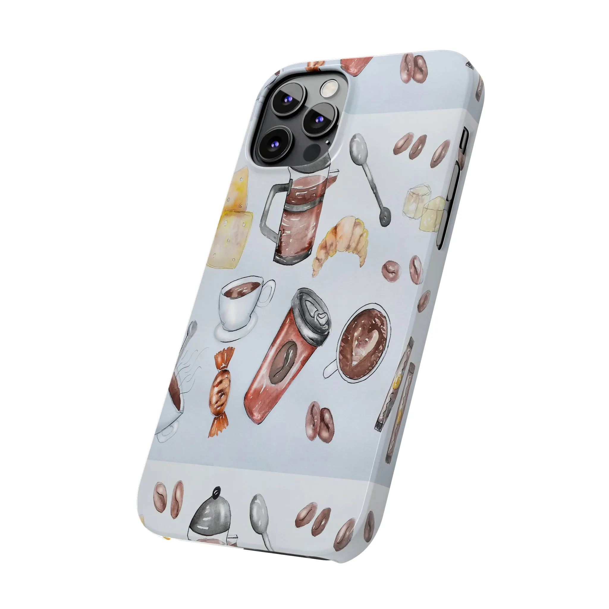 Coffee Lovers iPhone Slim Phone Cases