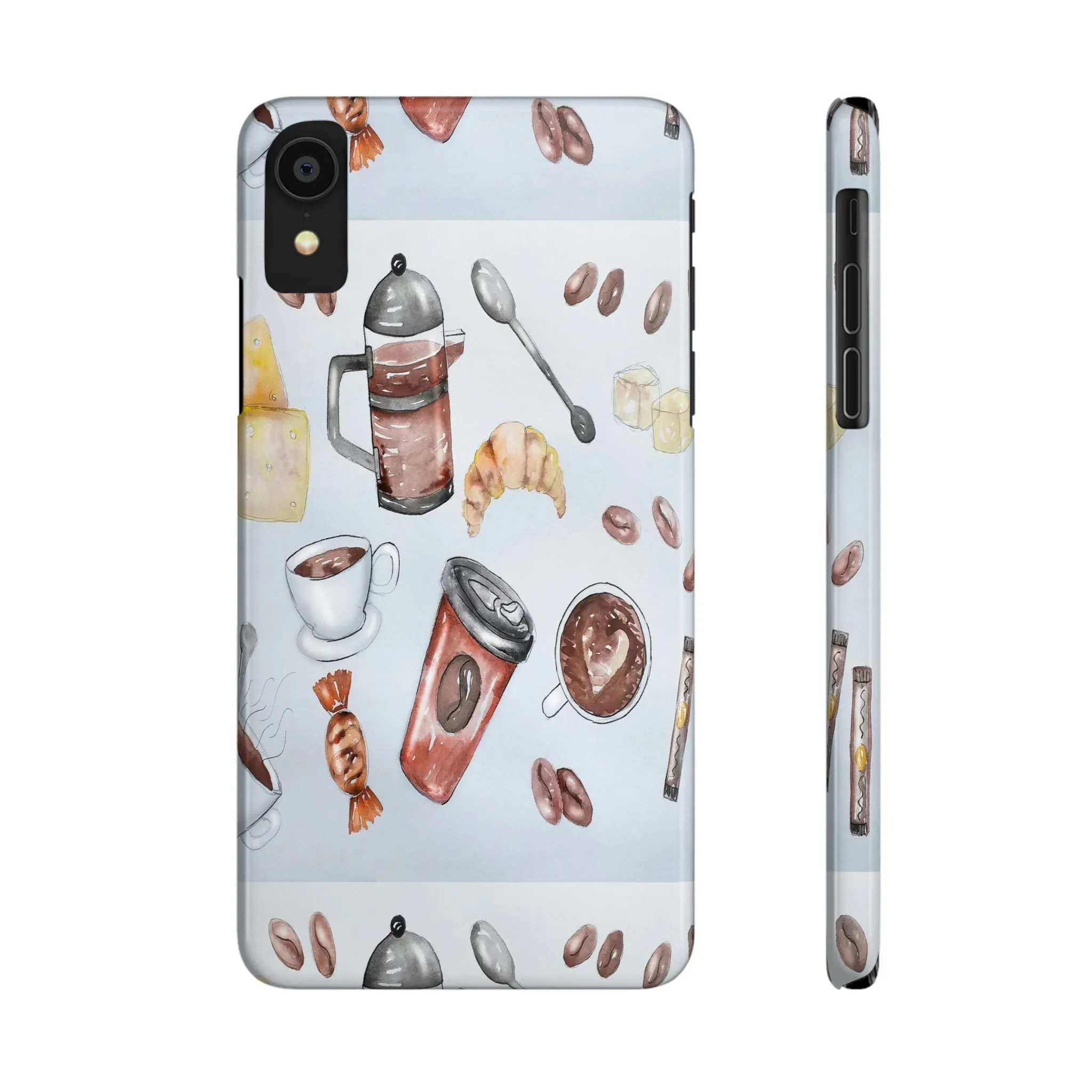 Coffee Lovers iPhone Slim Phone Cases