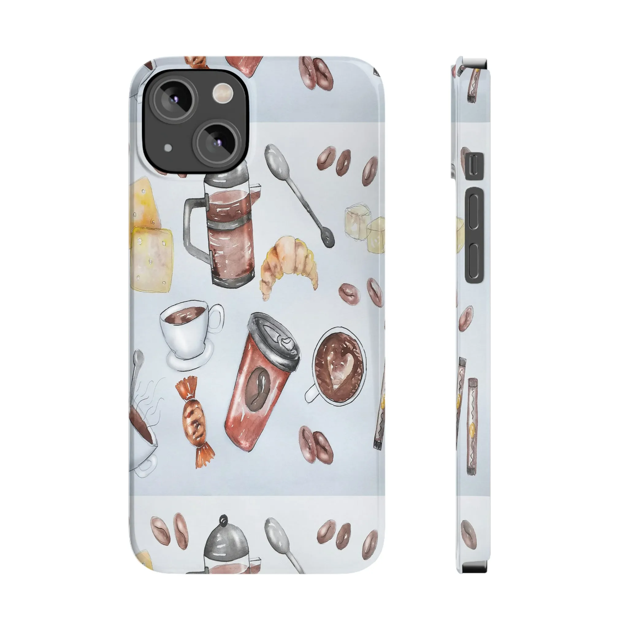 Coffee Lovers iPhone Slim Phone Cases