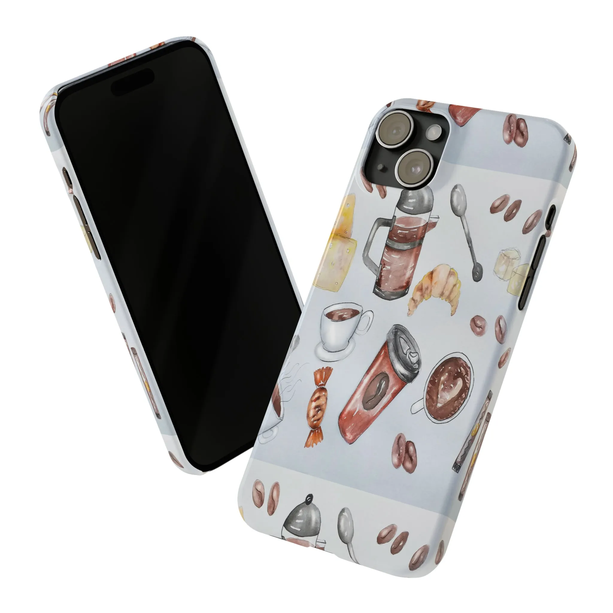 Coffee Lovers iPhone Slim Phone Cases