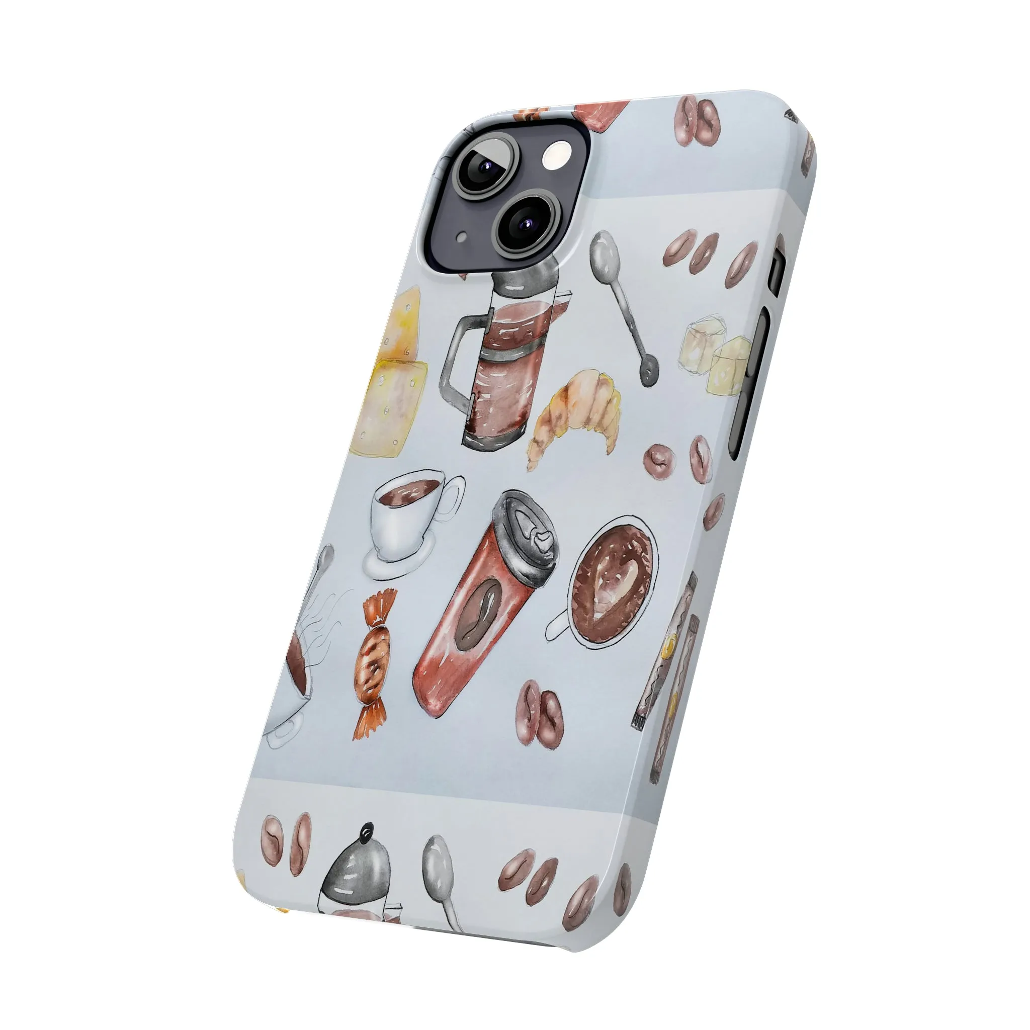 Coffee Lovers iPhone Slim Phone Cases