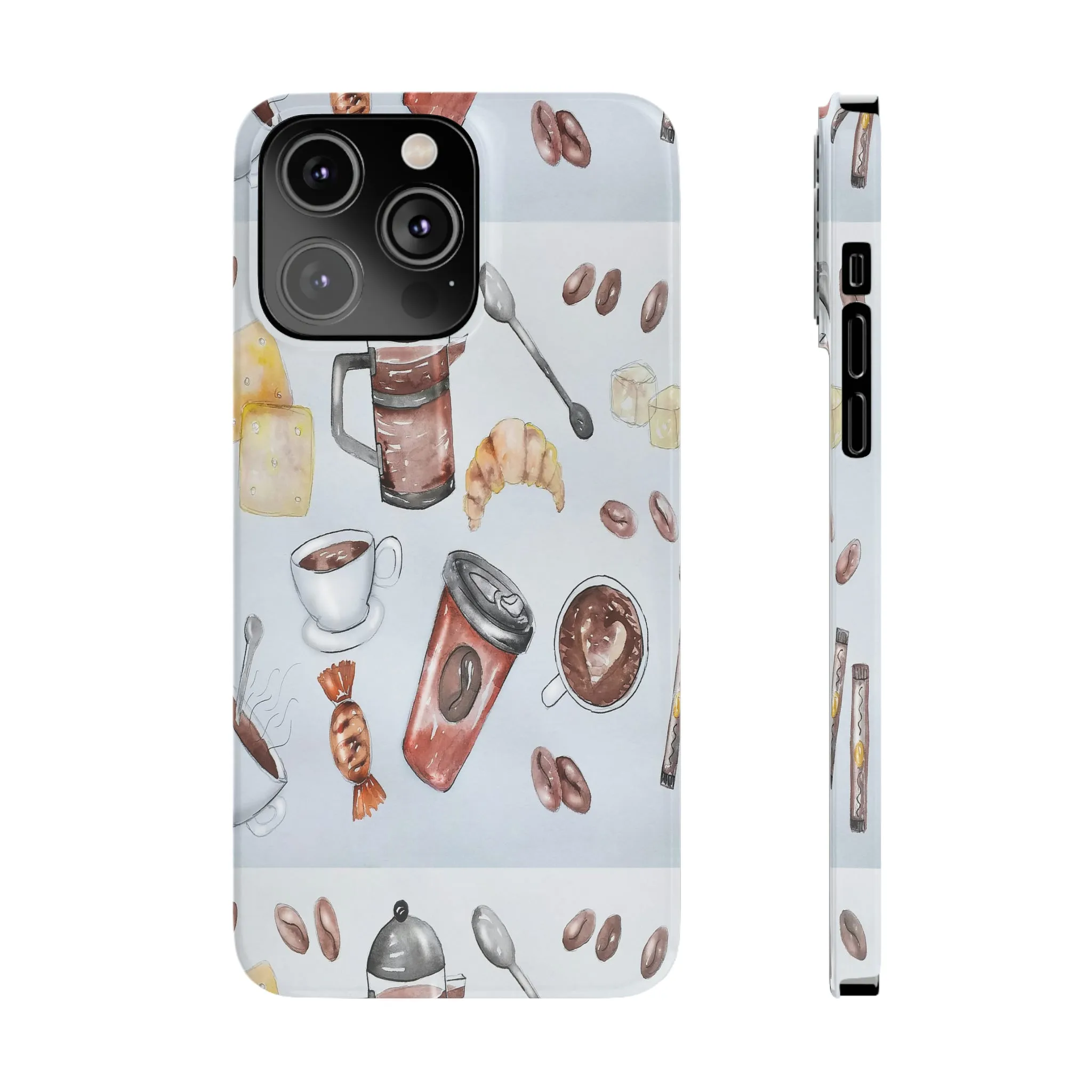 Coffee Lovers iPhone Slim Phone Cases