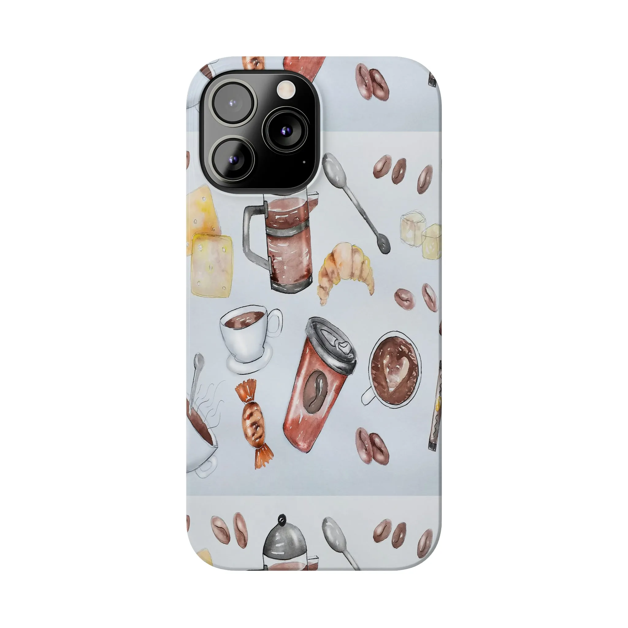 Coffee Lovers iPhone Slim Phone Cases