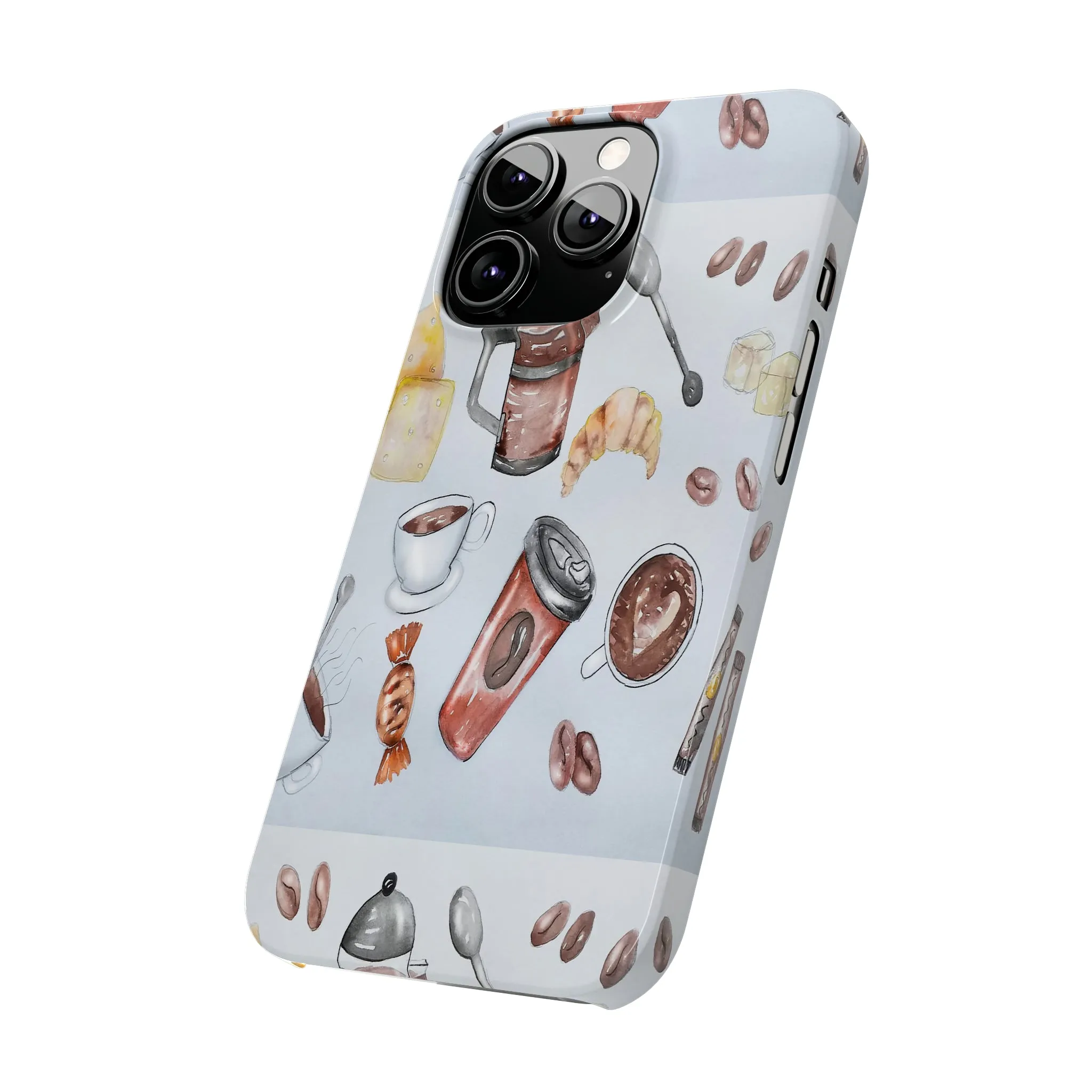 Coffee Lovers iPhone Slim Phone Cases