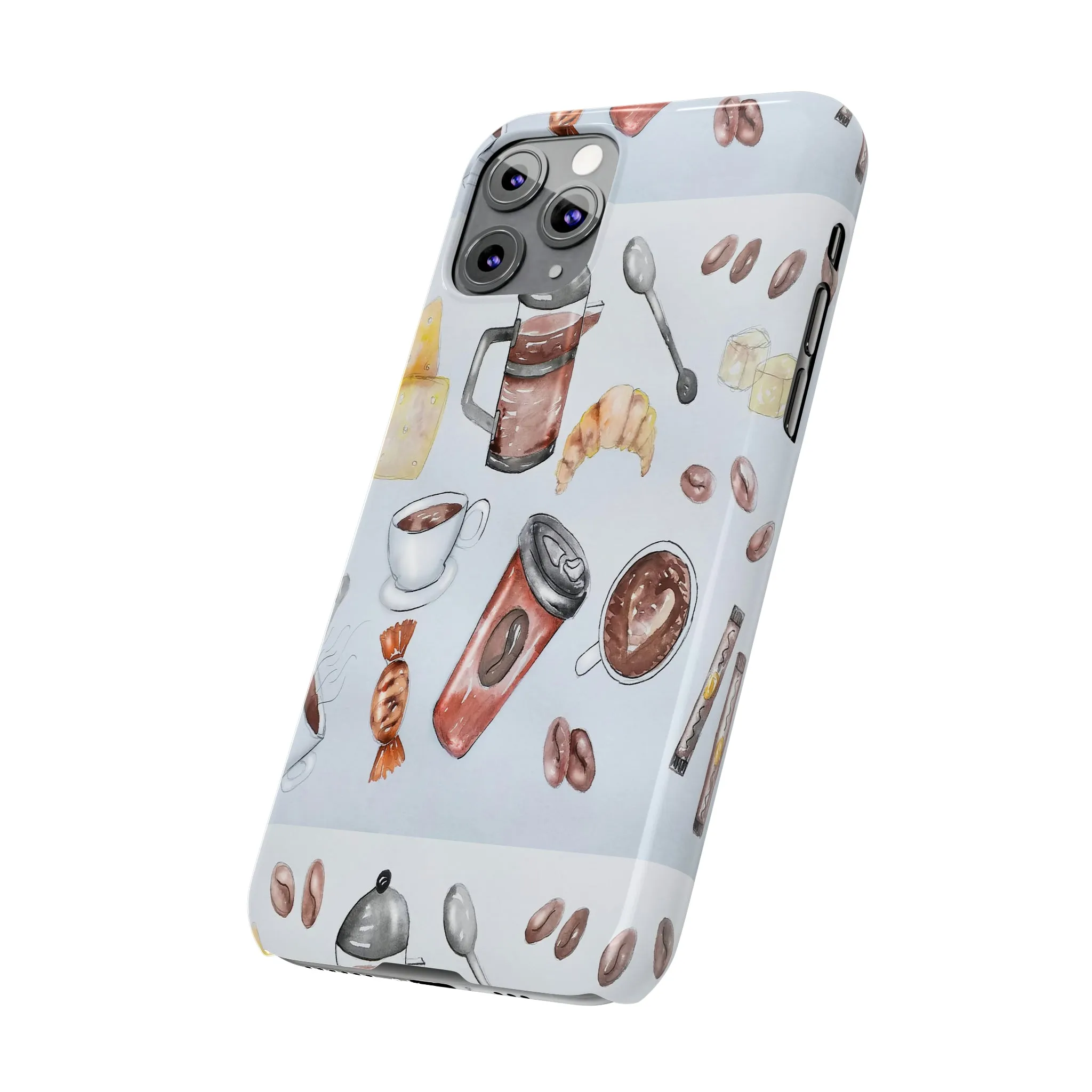 Coffee Lovers iPhone Slim Phone Cases