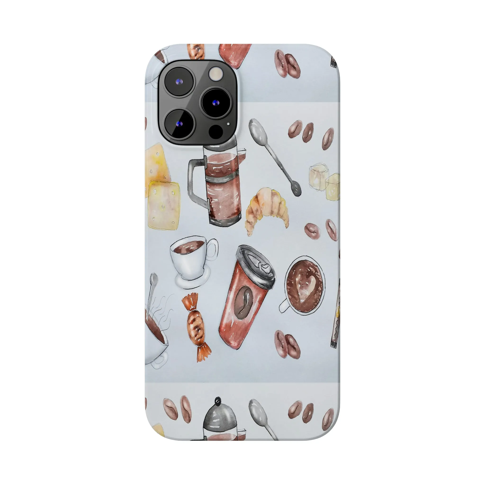 Coffee Lovers iPhone Slim Phone Cases