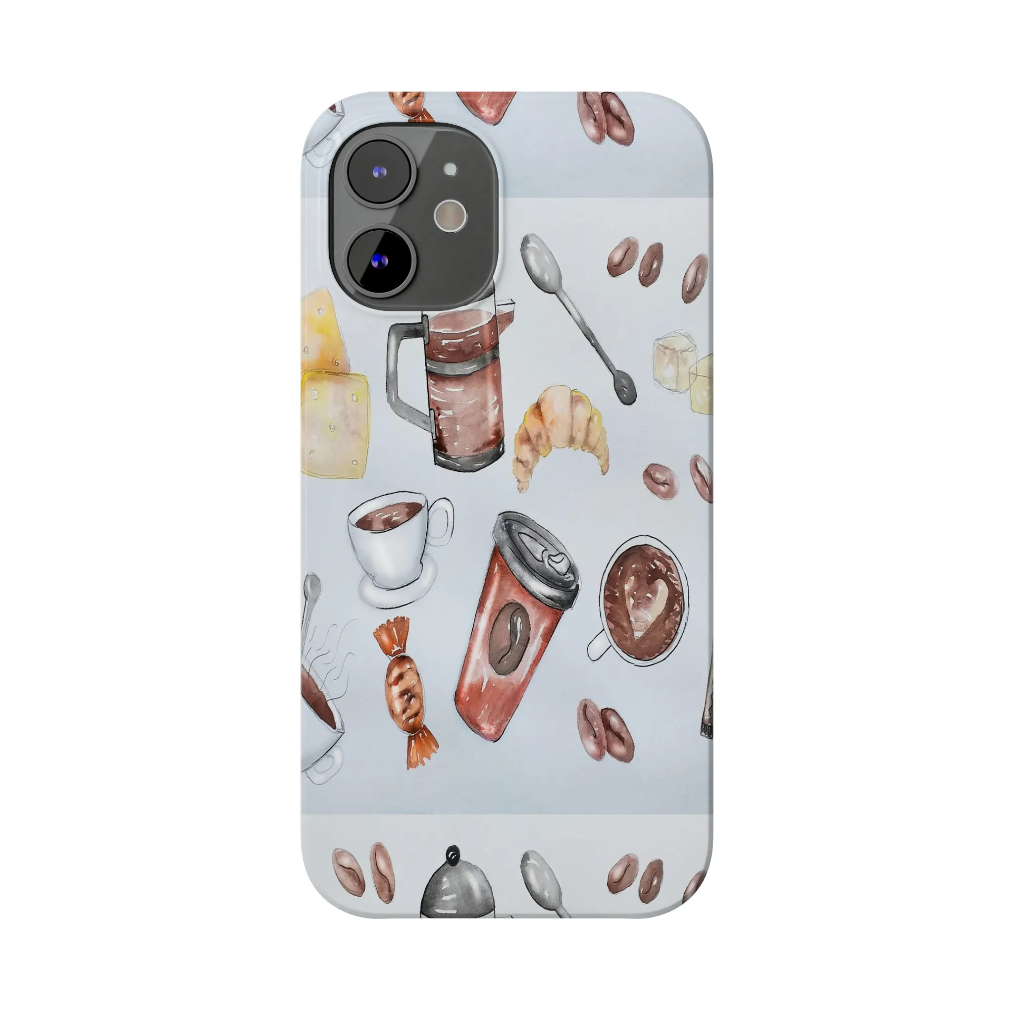 Coffee Lovers iPhone Slim Phone Cases