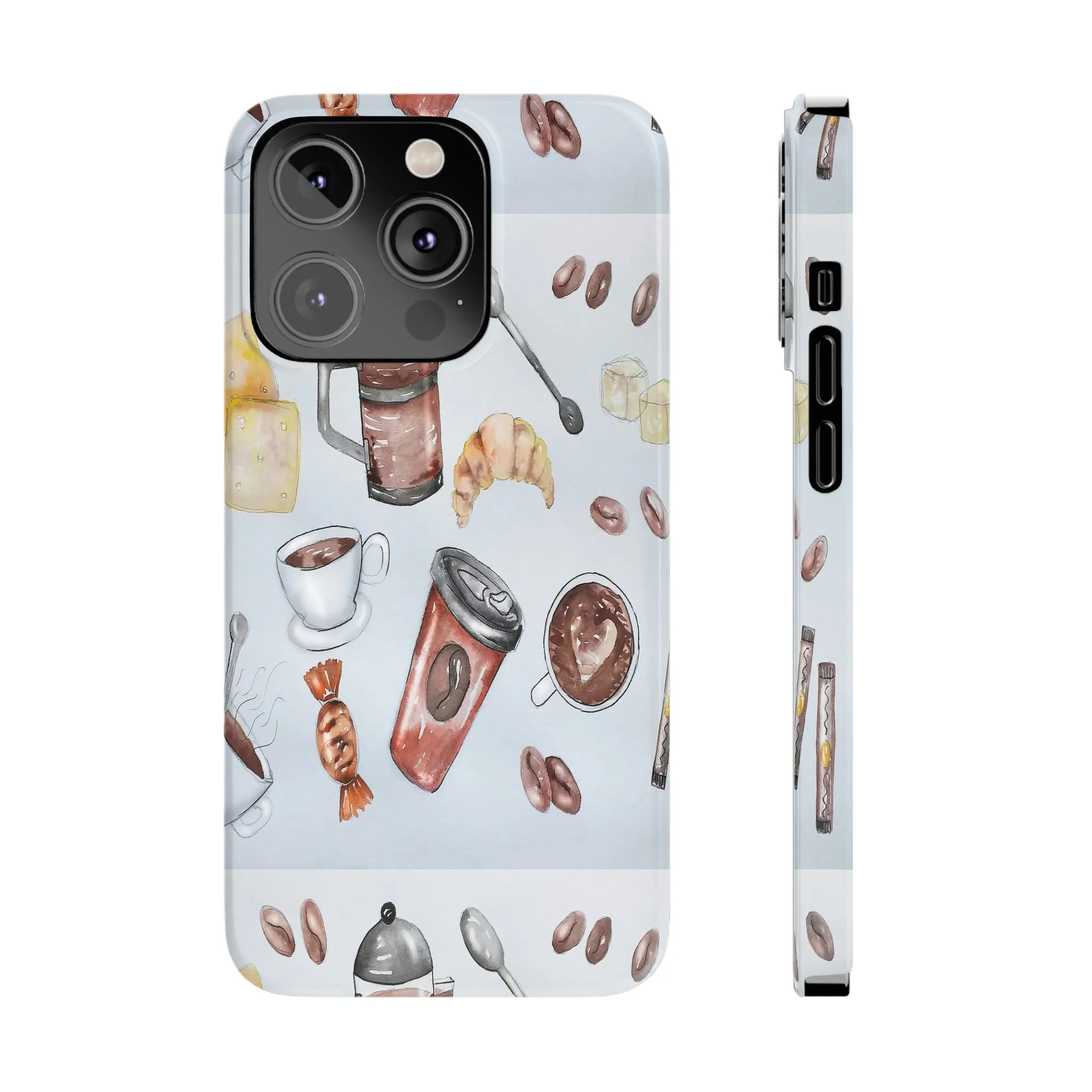 Coffee Lovers iPhone Slim Phone Cases