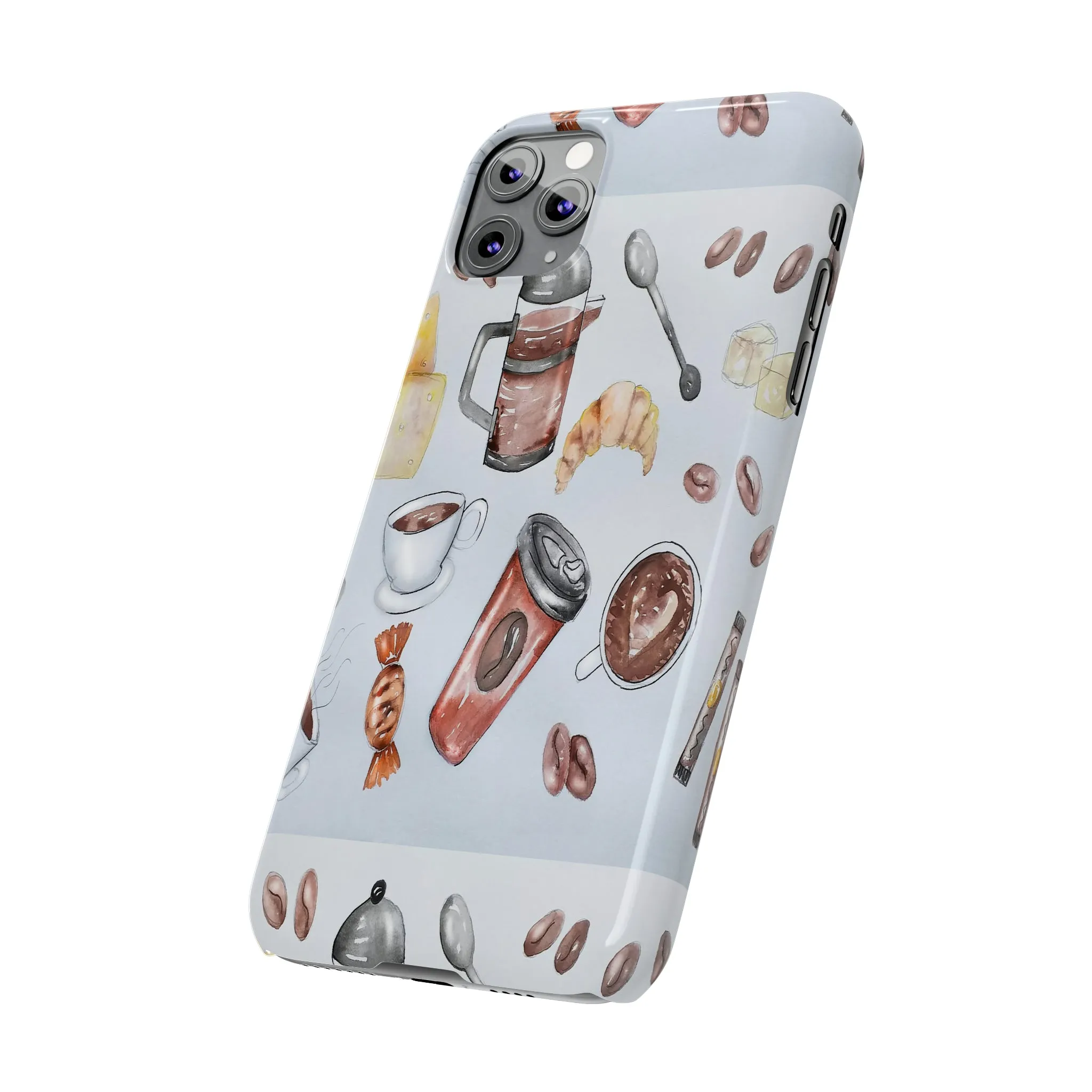 Coffee Lovers iPhone Slim Phone Cases