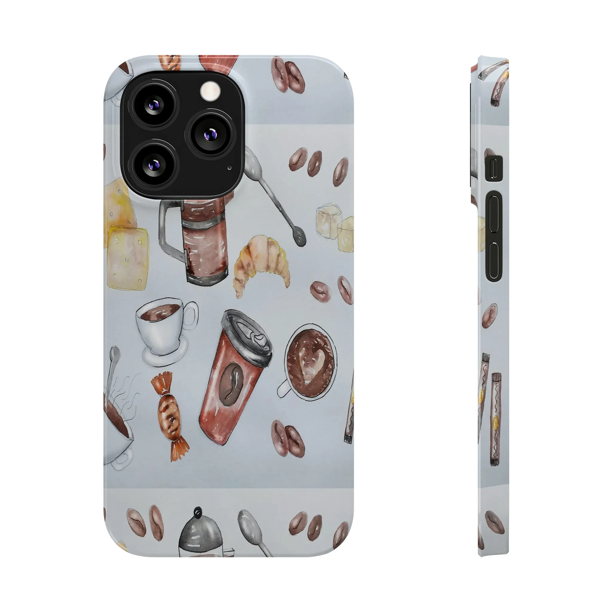 Coffee Lovers iPhone Slim Phone Cases