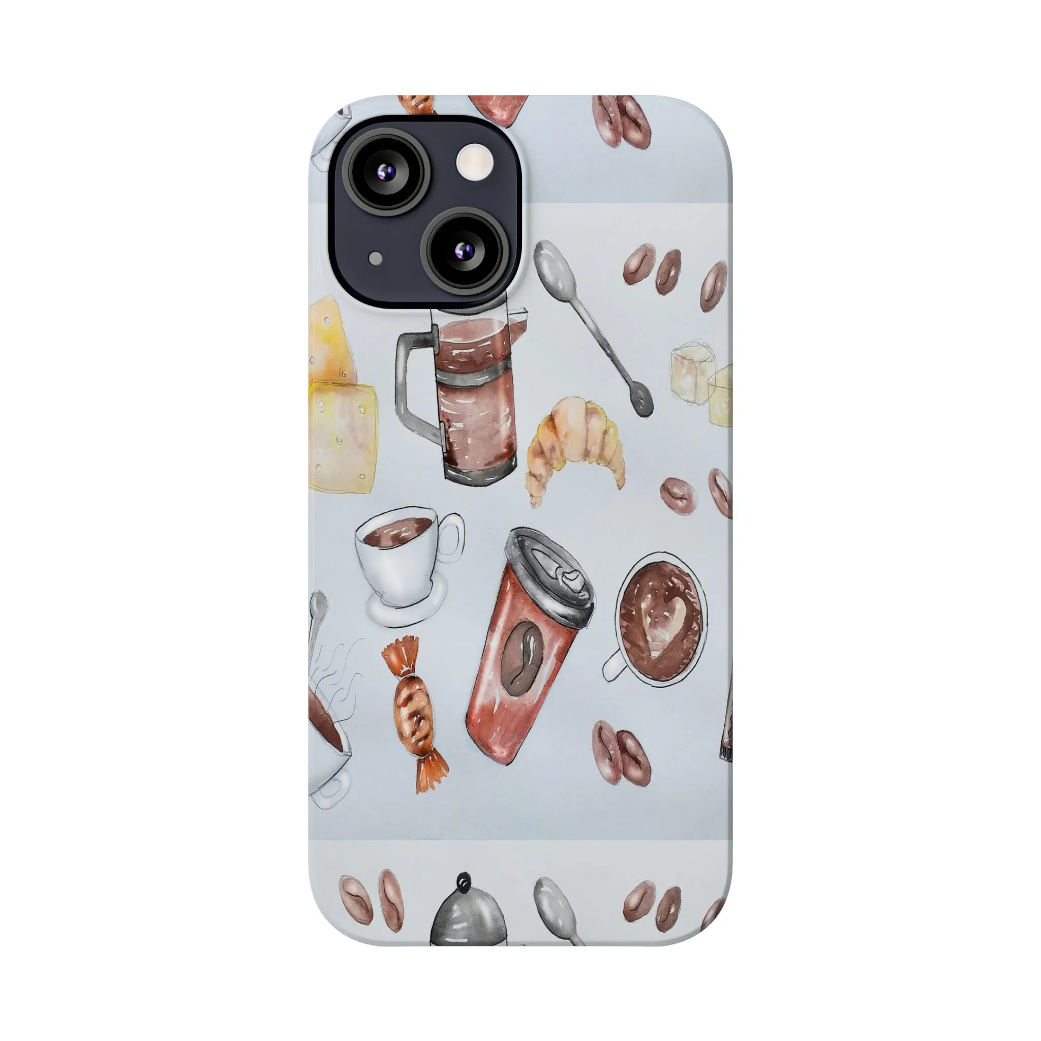 Coffee Lovers iPhone Slim Phone Cases