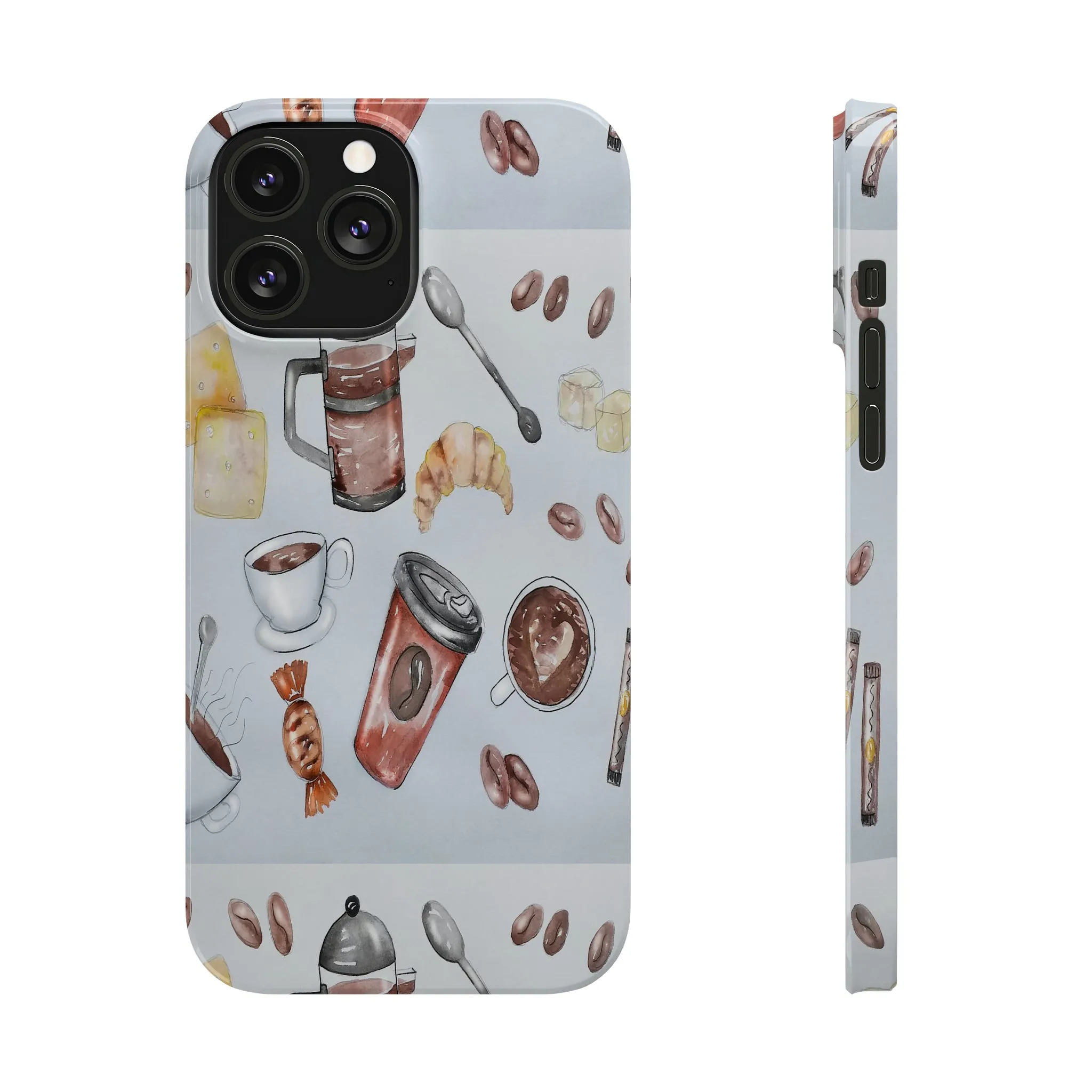 Coffee Lovers iPhone Slim Phone Cases