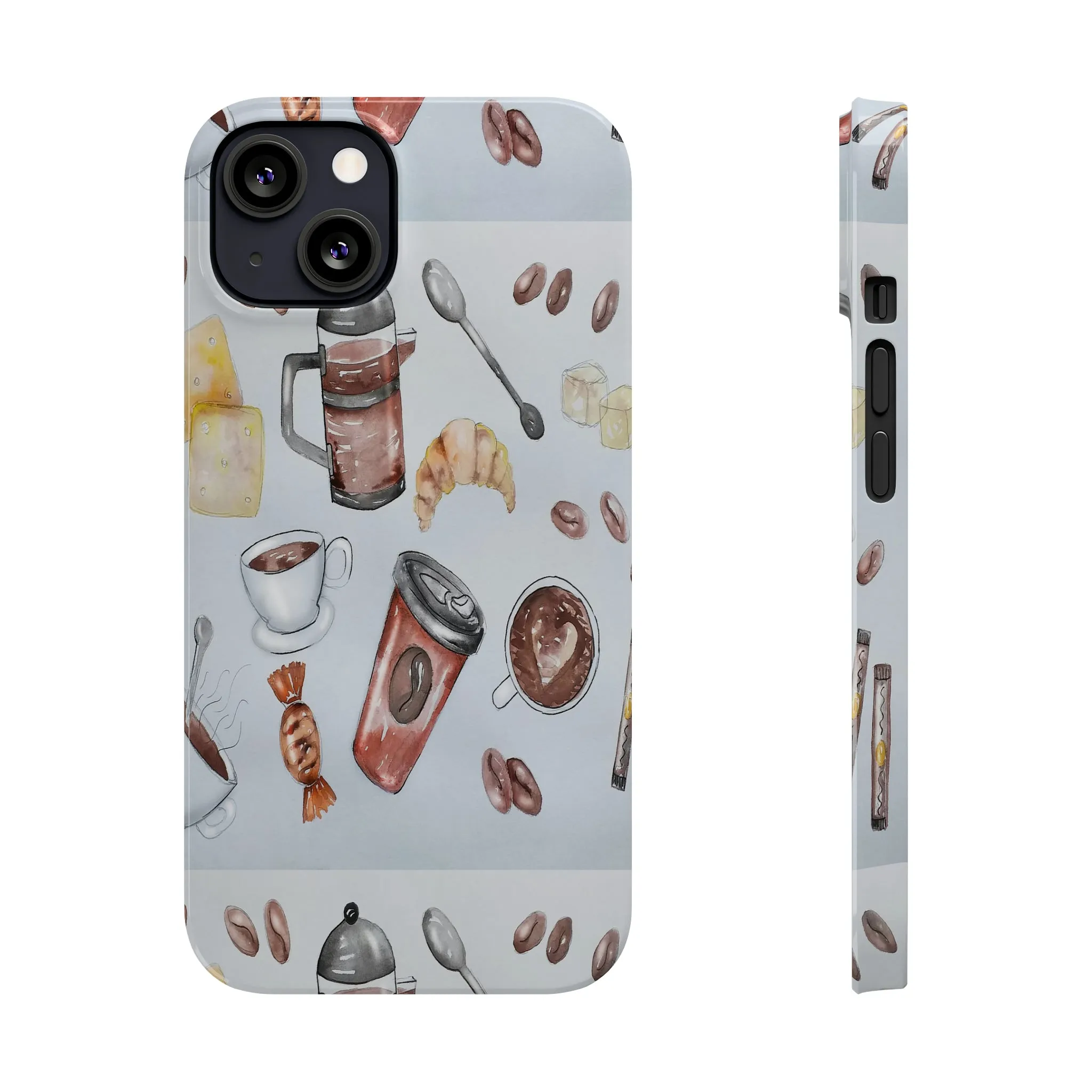 Coffee Lovers iPhone Slim Phone Cases