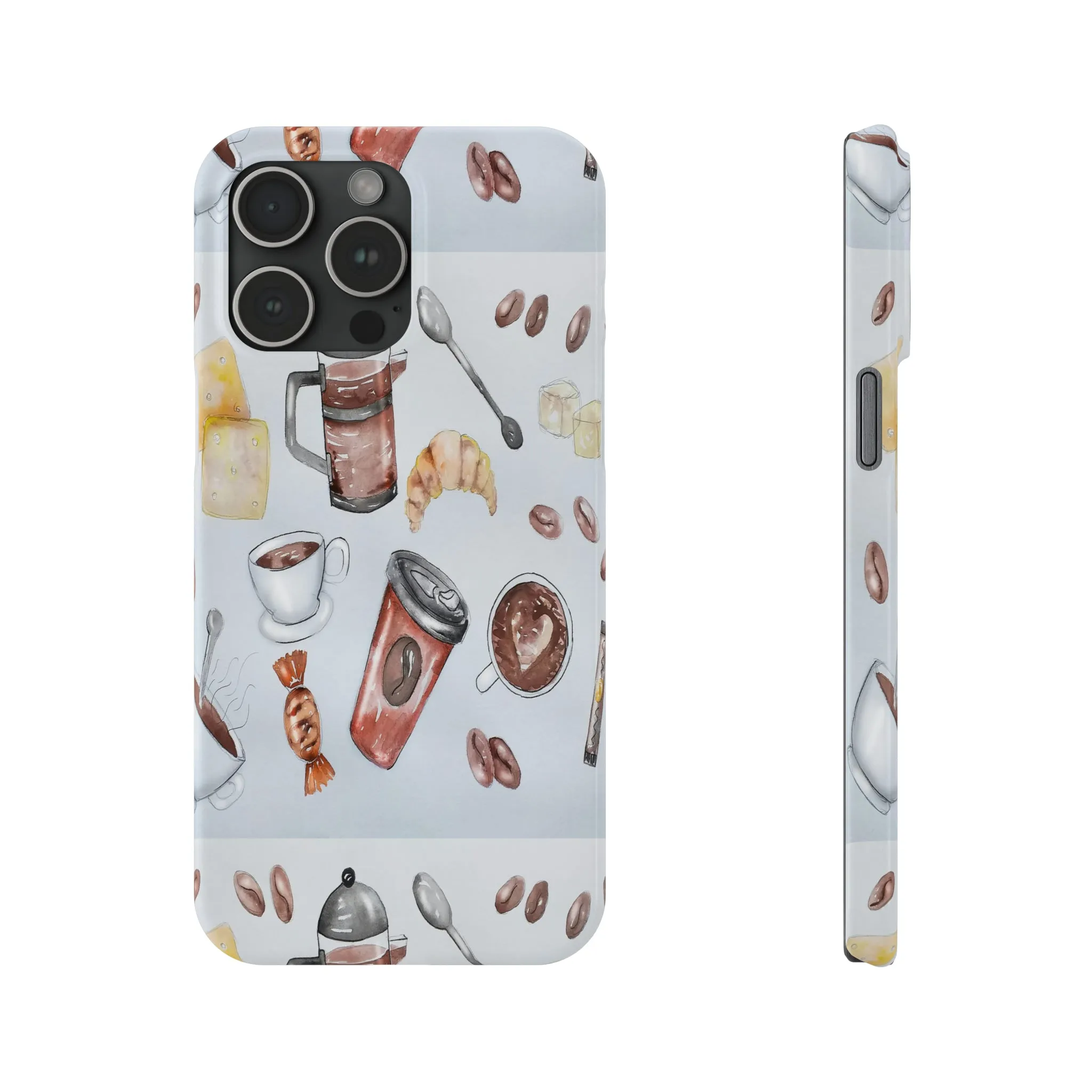 Coffee Lovers iPhone Slim Phone Cases