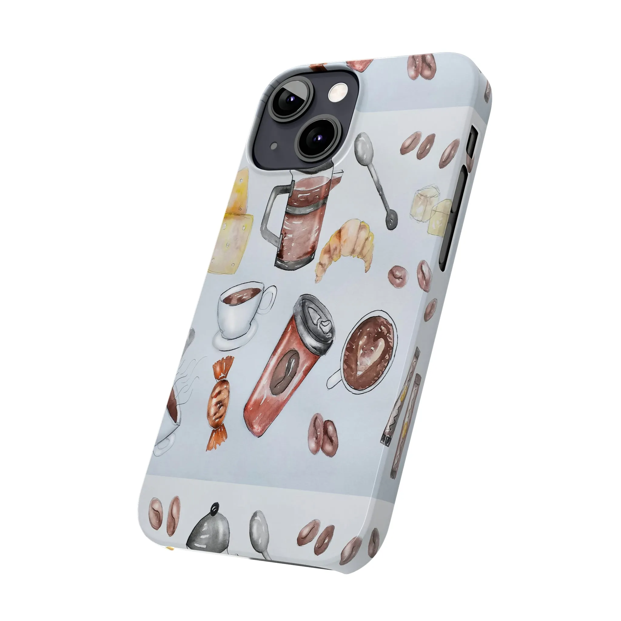 Coffee Lovers iPhone Slim Phone Cases