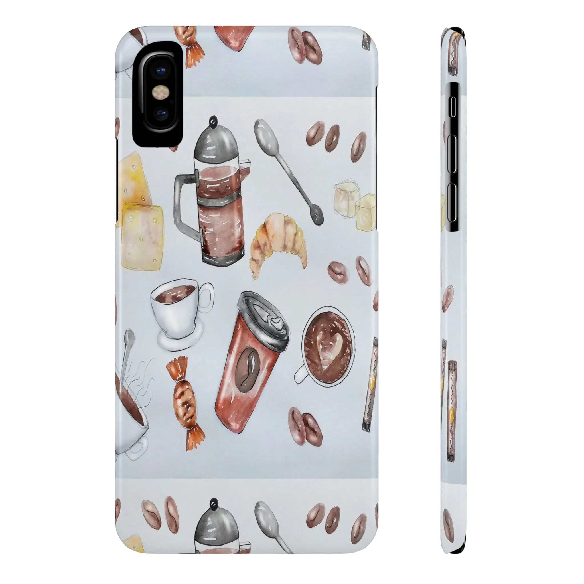 Coffee Lovers iPhone Slim Phone Cases