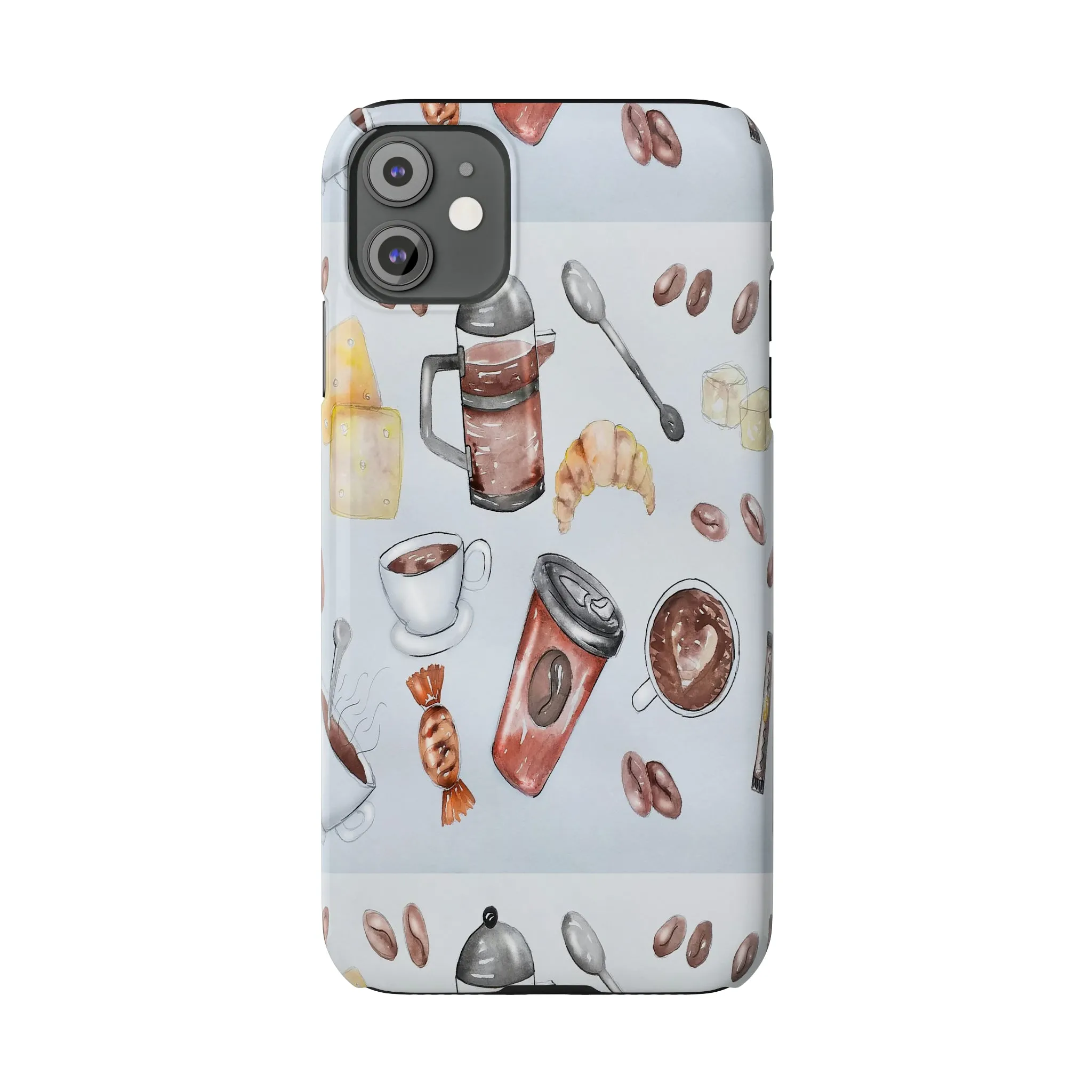 Coffee Lovers iPhone Slim Phone Cases